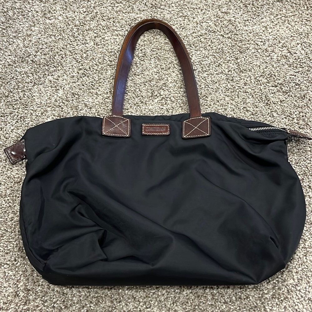 Dooney & Bourke Black Nylon Small Tote Bag